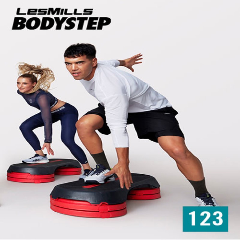 Hot Sale LesMills Q2 2021 Routines BODY STEP 123 releases DVD, CD & Notes